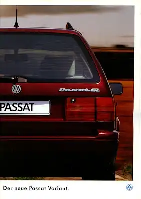 VW Passat B 4 Variant Prospekt 8.1993