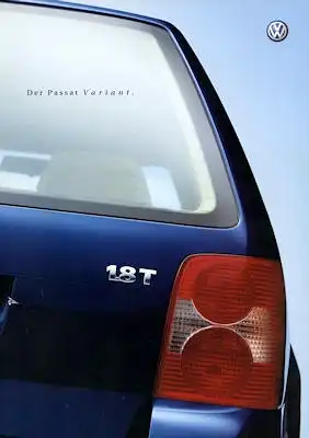 VW Passat B 5 GP Variant Preisliste 7.2001