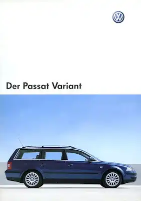 VW Passat B 5 GP Variant Prospekt 5.2003
