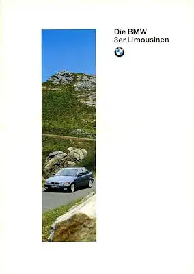 BMW 3er Limousinen Prospekt 1995