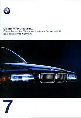 BMW 7er Prospekt 1998