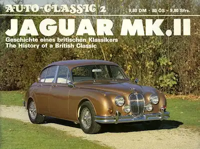 Jaguar MK. 2 Broschüre 1980er Jahre