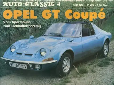 Opel GT Broschüre 1980er Jahre