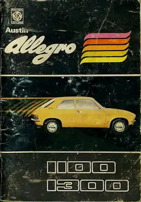 Austin Allegro Bedienungsanleitung 5.1974