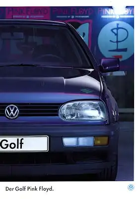 VW Golf 3 Pink Floyd Prospekt 5.1994