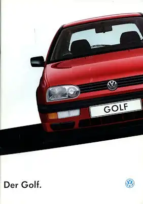 VW Golf 3 Prospekt 1.1994