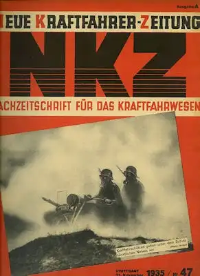 Neue Kraftfahrer Zeitung NKZ 1935 Heft 47