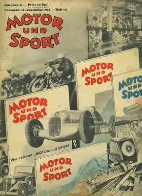 Motor & Sport 1935 Heft 50