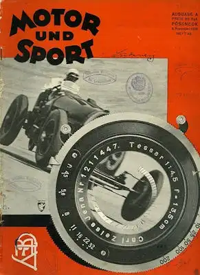 Motor & Sport 1933 Heft 45