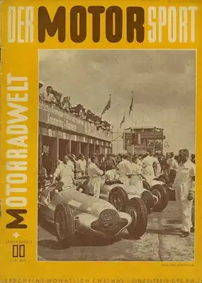 Der Motorsport + Motorradwelt 1949 Heft 11