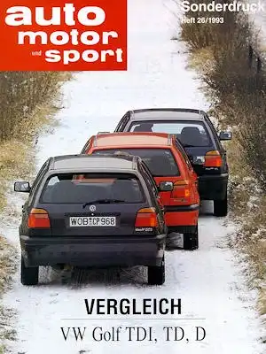 VW Golf 3 Diesel Test 1994