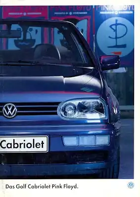 VW Golf 3 Cabriolet Pink Floyd Prospekt 5.1994