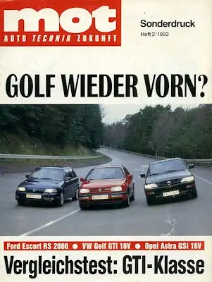 VW Golf 3 GTI Test 1993