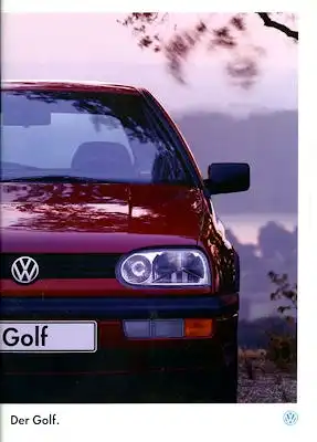 VW Golf 3 Prospekt 8.1994