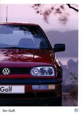 VW Golf 3 Prospekt 7.1995