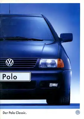 VW Polo 3 Classic Prospekt 11.1996