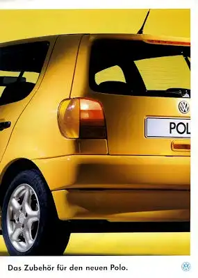 VW Polo 3 Zubehör Prospekt ca. 1995