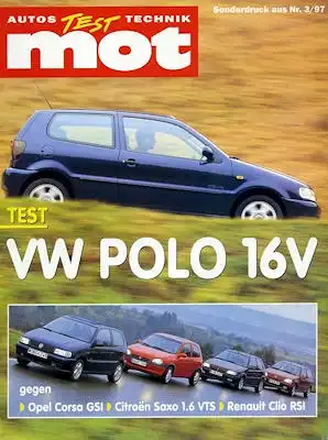 VW Polo 3 16 V Test 1997
