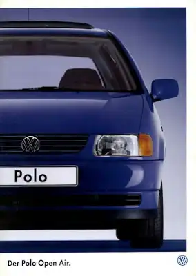 VW Polo 3 Open air Prospekt 5.1996