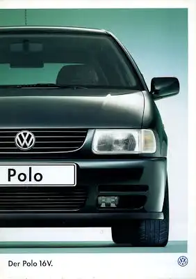 VW Polo 3 16 V Prospekt 10.1996