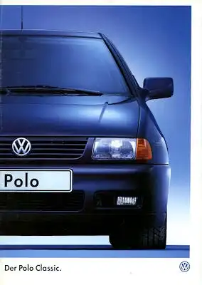 VW Polo 3 Classic Prospekt 5.1996