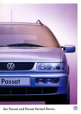 VW Passat B 4 / Variant Davos Prospekt 10.1995