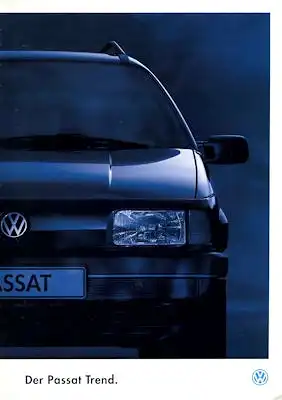 VW Passat B 3 Trend Prospekt 3.1993