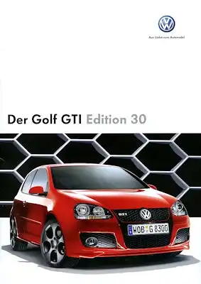 VW Golf 5 GTI Edition 30 Prospekt 10.2006