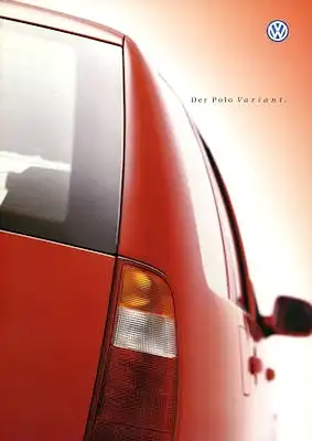 VW Polo 3 Variant Prospekt 4.2000