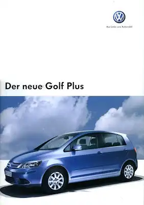VW Golf 5 Plus Prospekt 11.2004