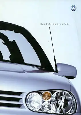 VW Golf 4 Cabriolet Prospekt 4.2000