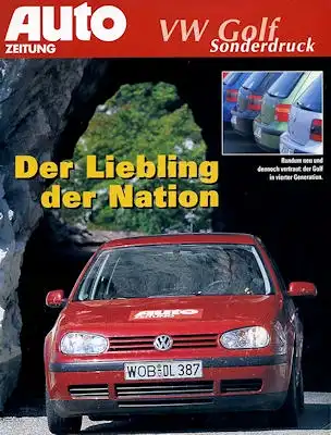 VW Golf 4 Sonderdruck aus Auto-Zeitung ca. 1998