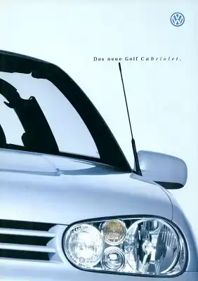 VW Golf 4 Cabriolet Prospekt 5.1998