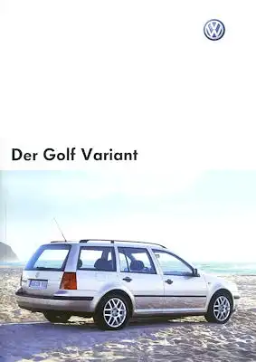VW Golf 4 Variant Prospekt 8.2003