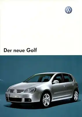 VW Golf 5 Prospekt 8.2003