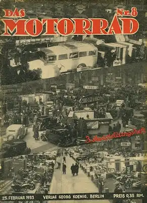 Das Motorrad 1933 Heft 8