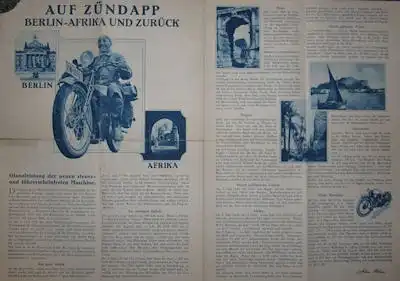 Zündapp Z 200 Prospekt 1928