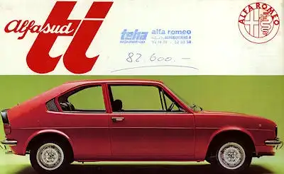 Alfa-Romeo Alfasud ti Prospekt ca. 1974