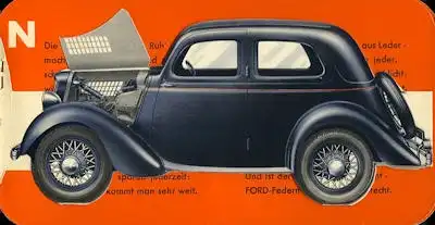 Ford Eifel Prospekt -Das Ford ABC- ca. 1935
