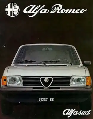 Alfa-Romeo Alfasud Prospekt 3.1980