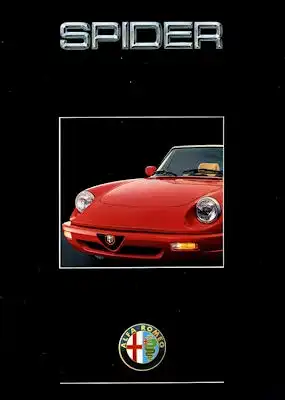 Alfa-Romeo Spider Prospekt 9.1982