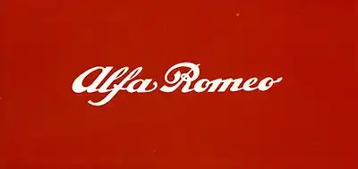 Alfa-Romeo Programm ca. 1978