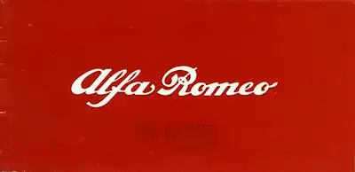 Alfa-Romeo Programm ca. 1975