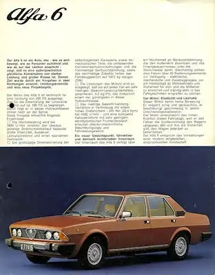 Alfa-Romeo 6 Prospekt 1979