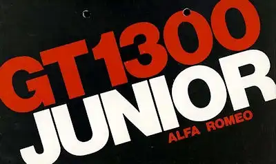 Alfa-Romeo GT 1300 Junior Prospekt 1971 e