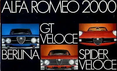 Alfa-Romeo 2000 Prospekt 1976
