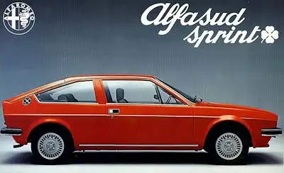 Alfa-Romeo Alfasud Sprint Prospekt ca. 1977