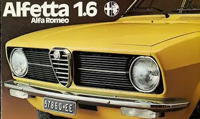 Alfa-Romeo Alfetta 1.6 Prospekt ca. 1975