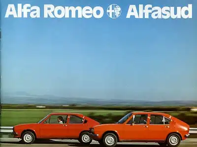 Alfa-Romeo Alfasud Prospekt ca. 1977