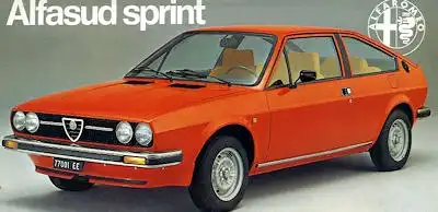 Alfa-Romeo Alfasud Sprint Prospekt ca. 1978